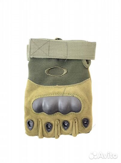 Перчатки беспалые Tactica Зеленые