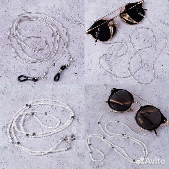 Цепочка для очков из бисера/чокер