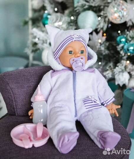 Пупс Demi star с аксессуарами 46см новый