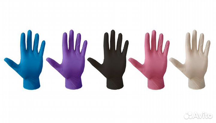 Перчатки нитриловые Benovy Бенови