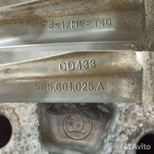 Колеса в сборе Skoda 215/65 R17