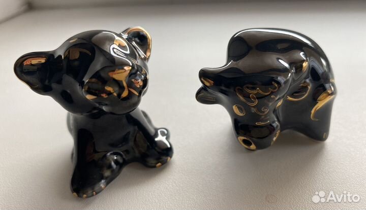 Фигурки Тигра и Быка (фарфор Кисловодск)