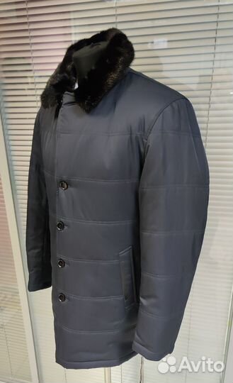 Куртка зимняя мужская мех норки