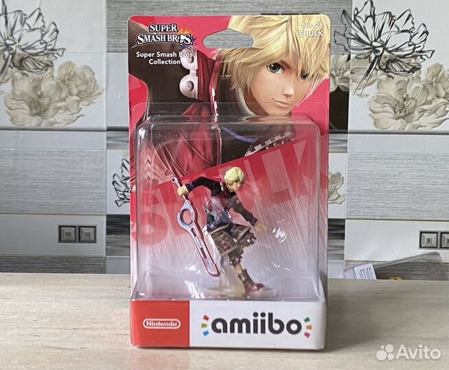 Amiibo Shulk N.25 (Super Smash Bros, Новый)