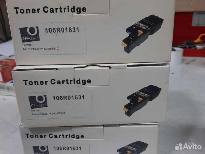 Оригинальные картриджи xerox phaser 6000/6010