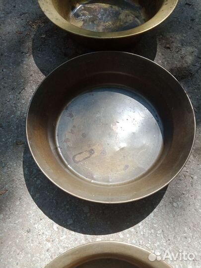 Латунный таз для варенья