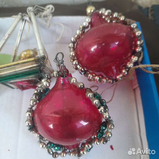 Елочные игрушки, Стеклярус