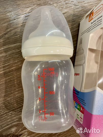 Бутылочка Pigeon и соски на бутылочку Pigeon