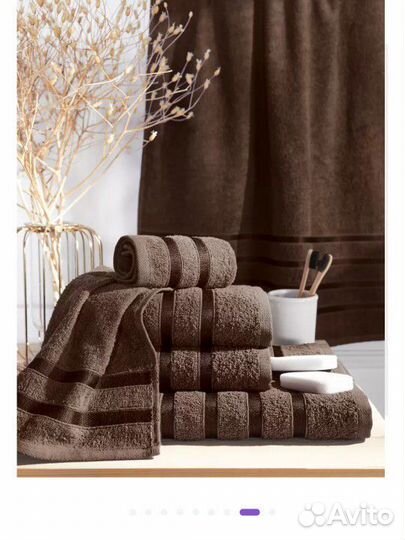Набор Банных полотенец 3 шт новые