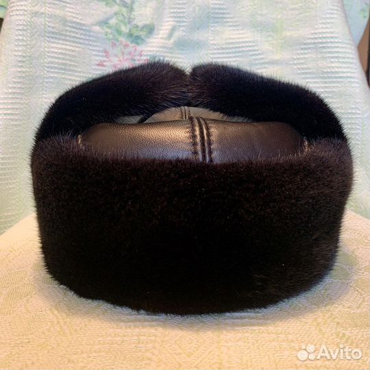 Новая норковая шапка мужская