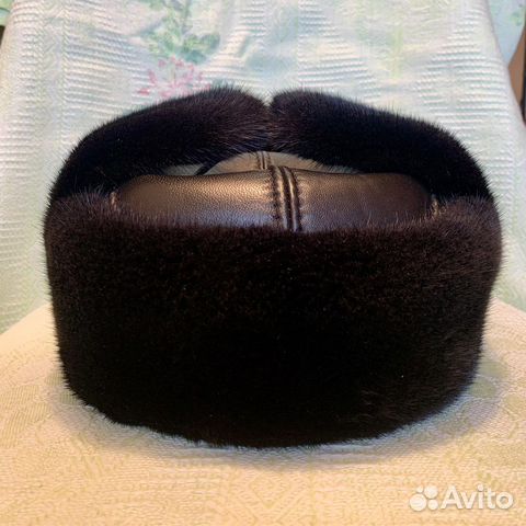 Новая норковая шапка мужская