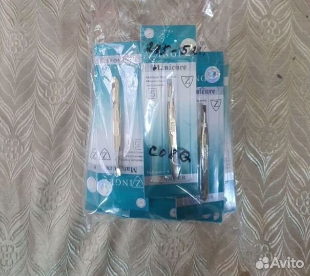 Пинцет для ресниц за 2 шт