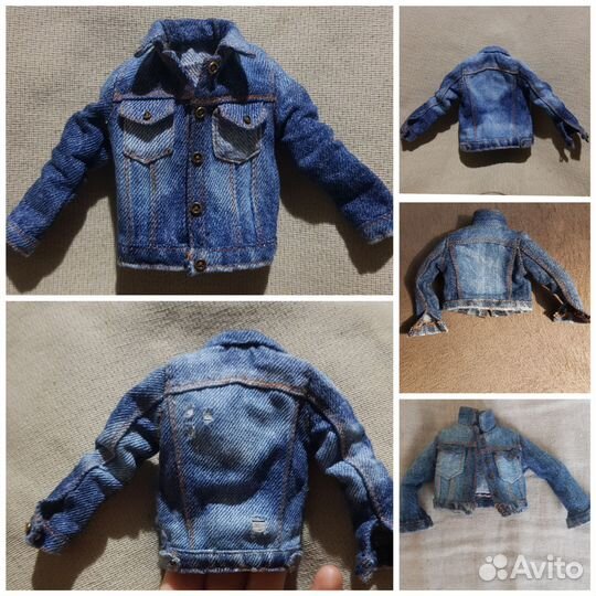 Джинсы, блузка, шорты, куртка, одежда для barbie