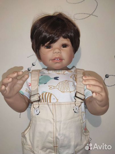 Кукла Реборн, конечности шарниры, рост 70 см