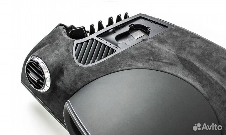 Самоклеящаяся алькантара темно-серая, графит