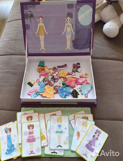 Магнитная книга для девочек