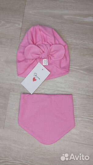 Комплект шапка, шарф