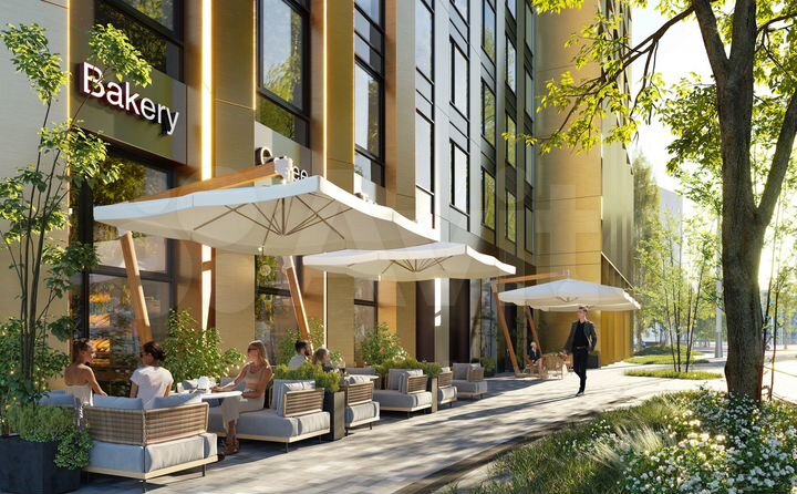 1-к. квартира, 50,8 м², 30/43 эт.