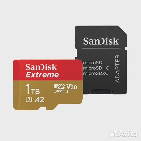 Карта памяти microSD SanDisk Extreme 1 Tb оригинал