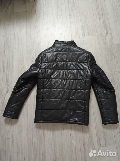 Кожаная куртка мужская 48р
