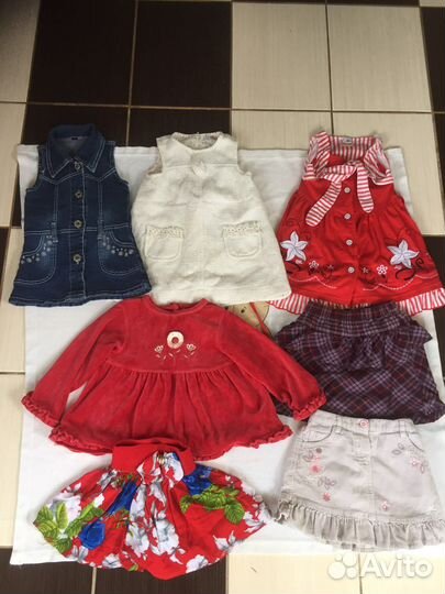 Вещи пакетом на девочку 12-24 месяца