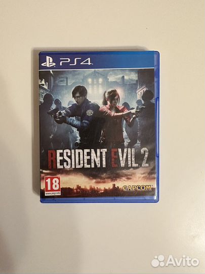 Диск с игрой Resident Evil 2 Remake ps4/ps5