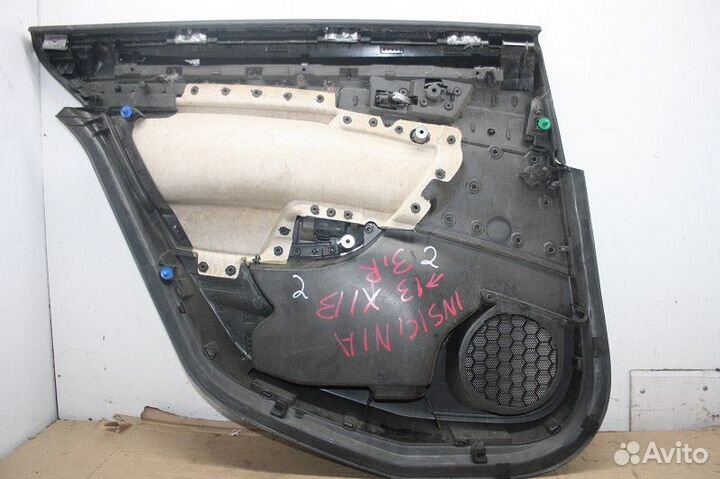 Обшивка двери задней правой opel insignia 2008