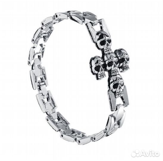 Браслет с черепами (новый)
