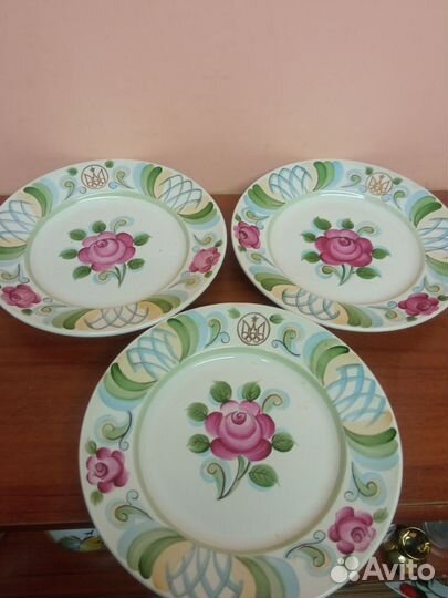 Десертные тарелки зик. Конаково. Олимпиада 80