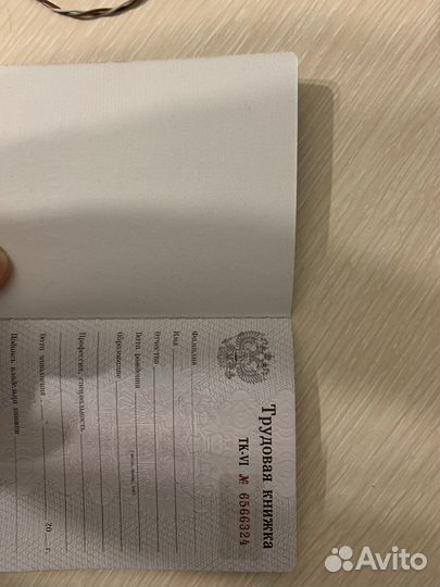 Трудовая книжка