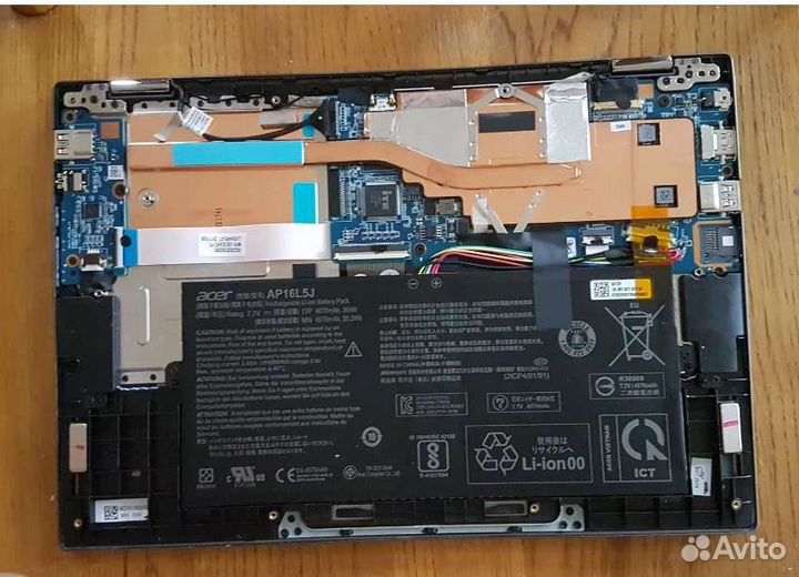 Ремонт Acer spin emmc апгрейд памати