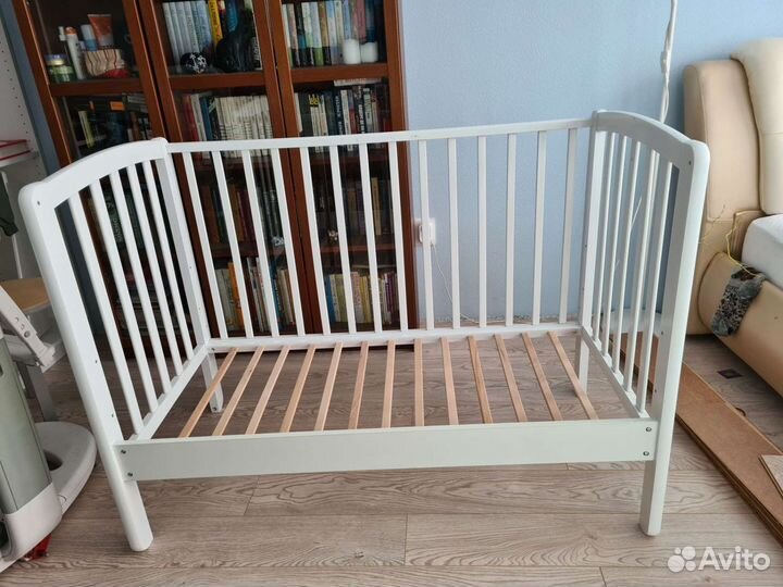 Кроватка Angela Bella Бьянка с маятником + матрас