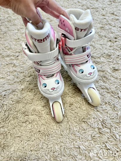 Роликовые коньки и защита