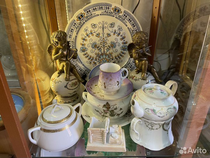 Чайная пара Дулево М.С. Кузнецова лфз ифз Песочное