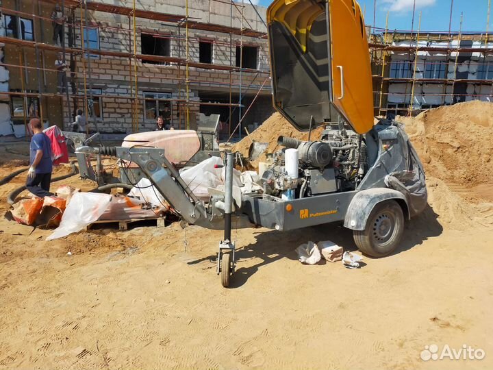 Пневмонагнетатель для полусухой стяжки пола аренда