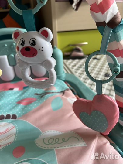 Развивающий коврик babygo с пианино