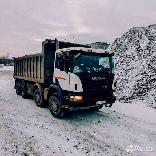 Щебень, песок