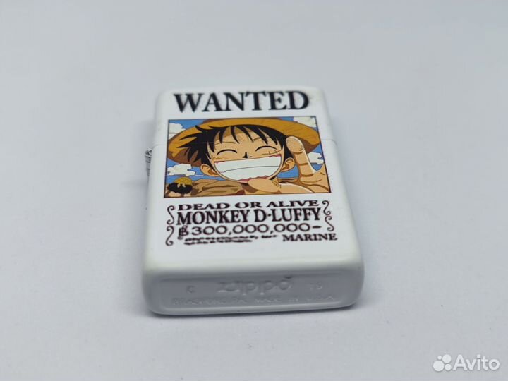 Zippo зажигалка wanted monkey D-luffy