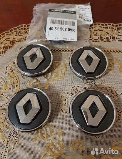 Колпачки литых дисков Renault