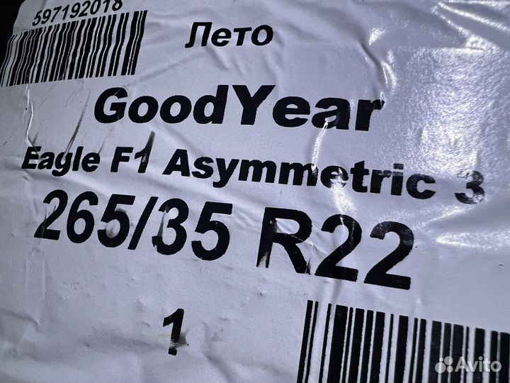 Goodyear Eagle F1 Asymmetric 3 265/35 R22