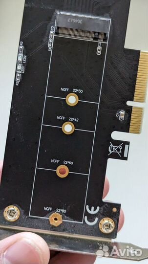 Переходник/адаптер PCI-E to M.2 для SSD