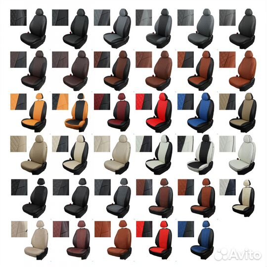 Чехлы на сидения для Hyundai Getz с 02-11г