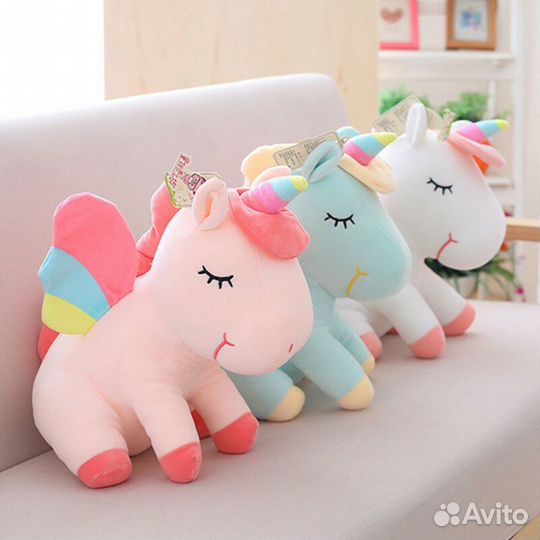Единорог мягкий 50 см