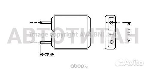 Радиатор отопителя opel: corsa A TR (91, 92, 96, 9
