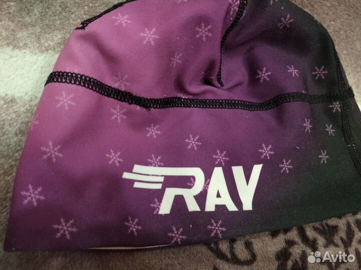 Шапка и баф лыжный