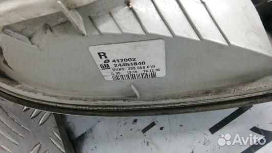 Фонарь задний правый opel astra H (OBE04MY01)