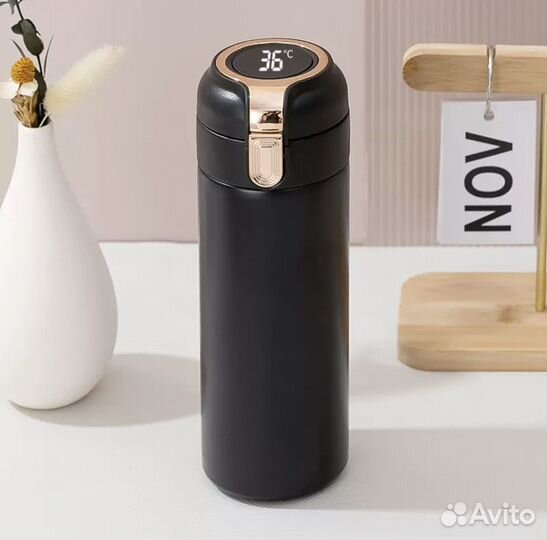 Термокружка с датчиком температуры