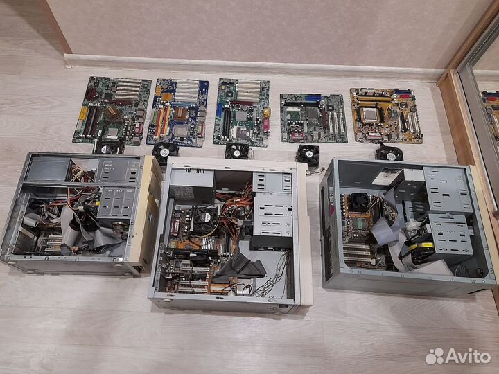 Ретро: материнские платы, процессоры, память