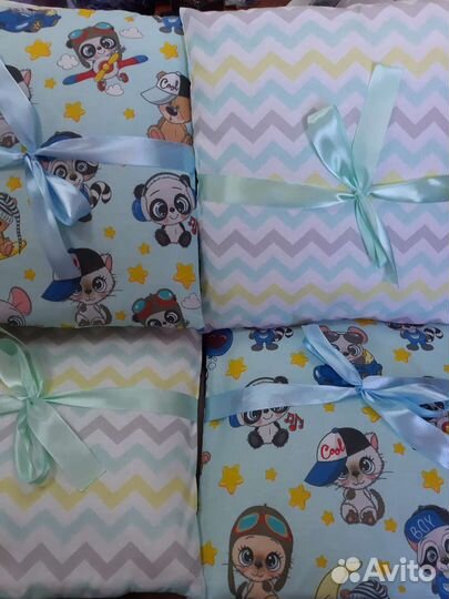 Бортики в кроватку новые