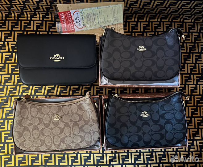 Сумка женская Coach через плечо маленькая